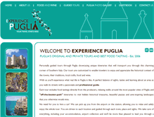 Tablet Screenshot of experiencepuglia.com